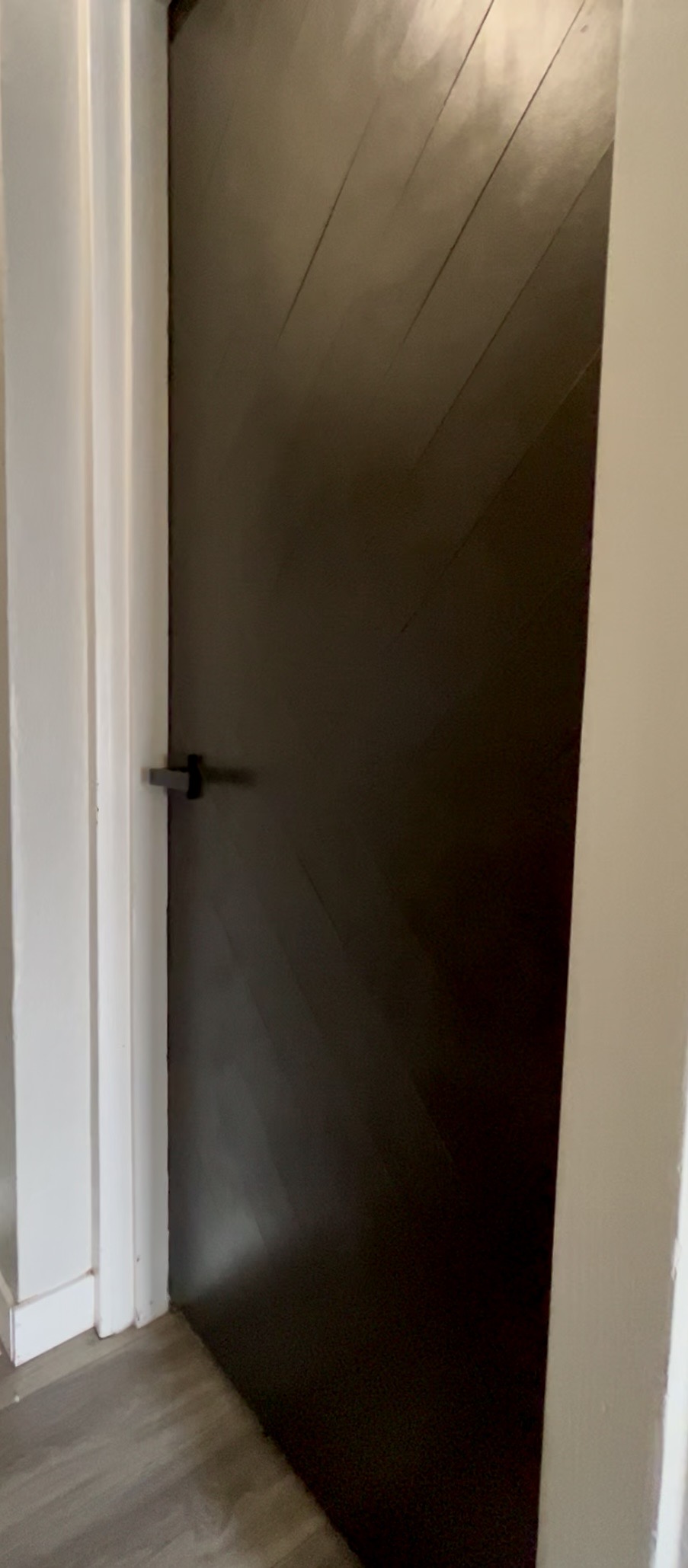 Finished product iron ore herringbone interior door